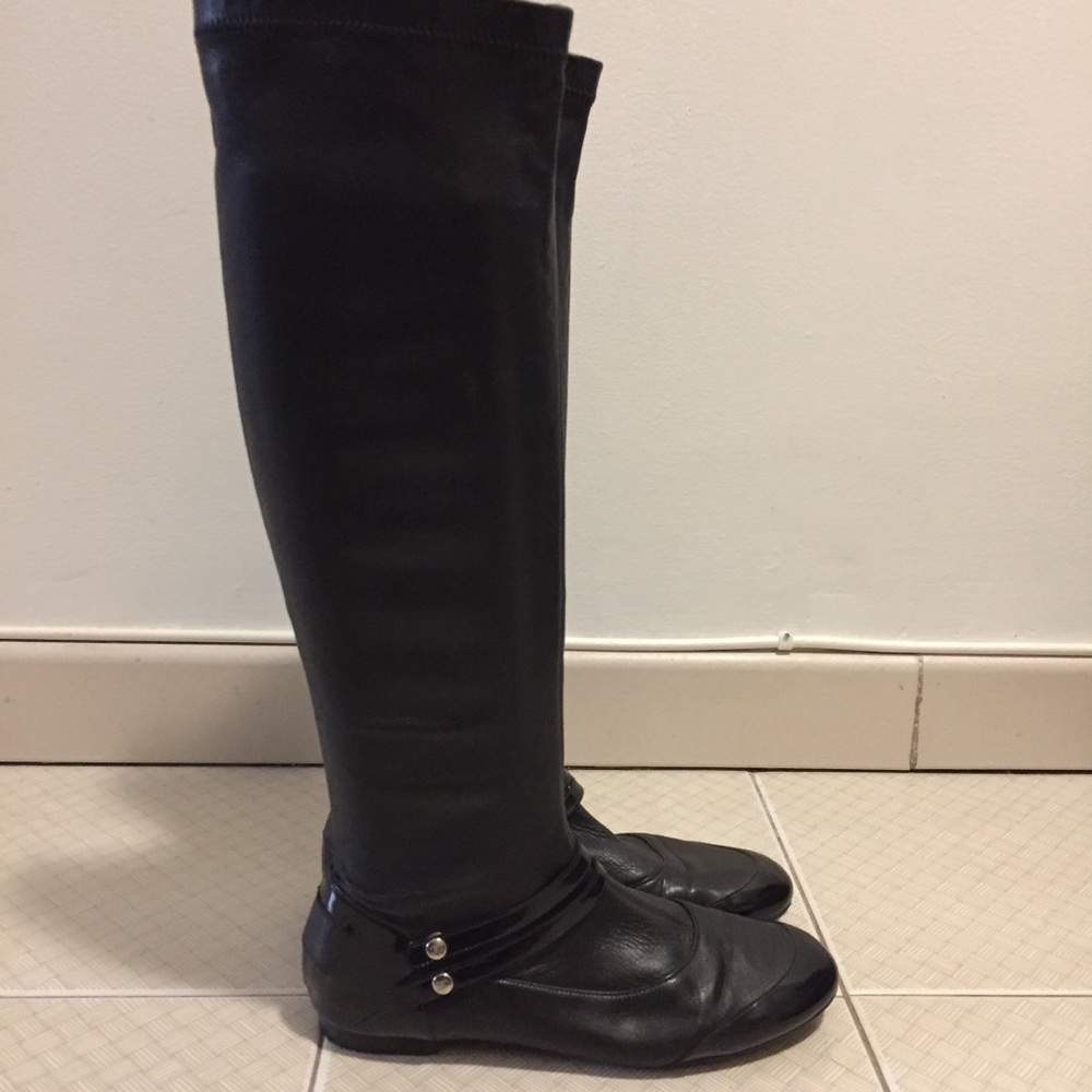 Vintage authentic Chanel black boots
